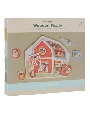 Little Dutch Houten puzzel Little Farm