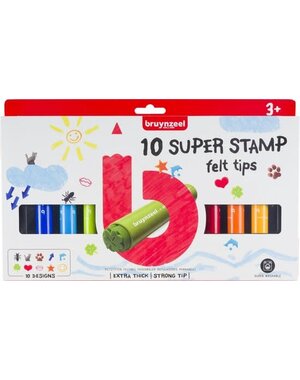 Bruynzeel Mega stempelstiften - 10 st.