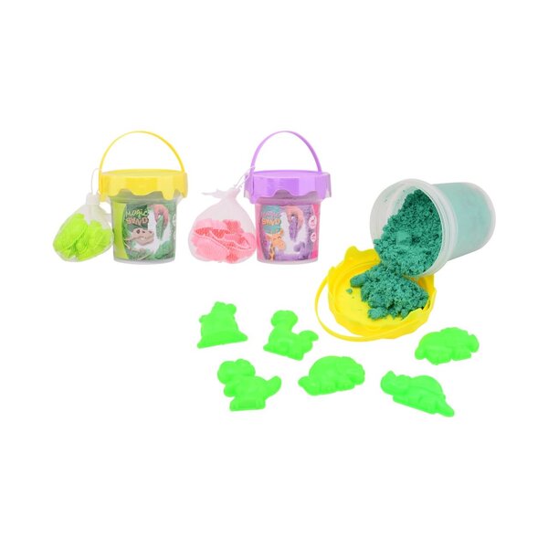 JohnToy Magisch zand in emmer met 6 accessoires