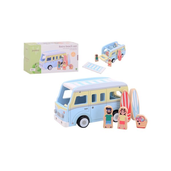 Jouéco Retro strand bus met accessoires