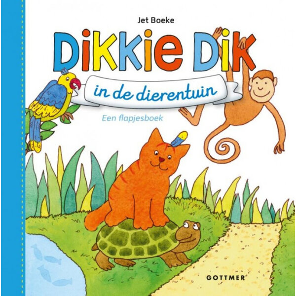 Gottmer Dikkie dik in de dierentuin flapjesboek