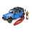 Bruder 2529 - Jeep Wrangler Rubicon Unlimited met kajak en figuur
