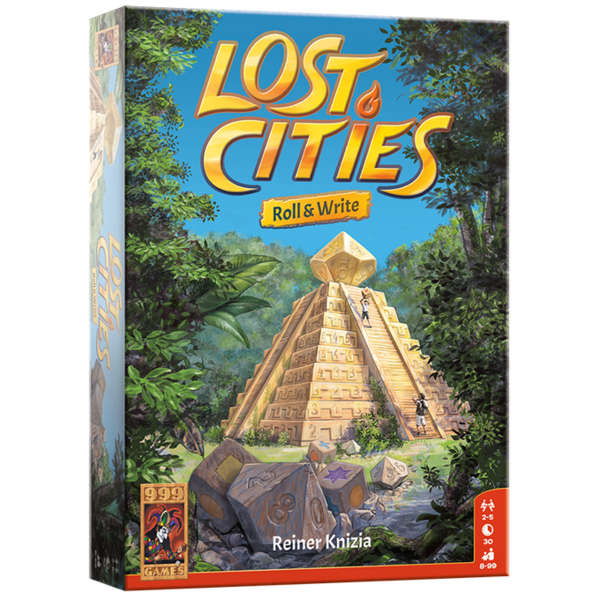 999 Games Lost Cities - Roll en Write