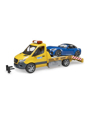Bruder 2675 - Mercedes Benz Sprinter autotransporter met Roadster