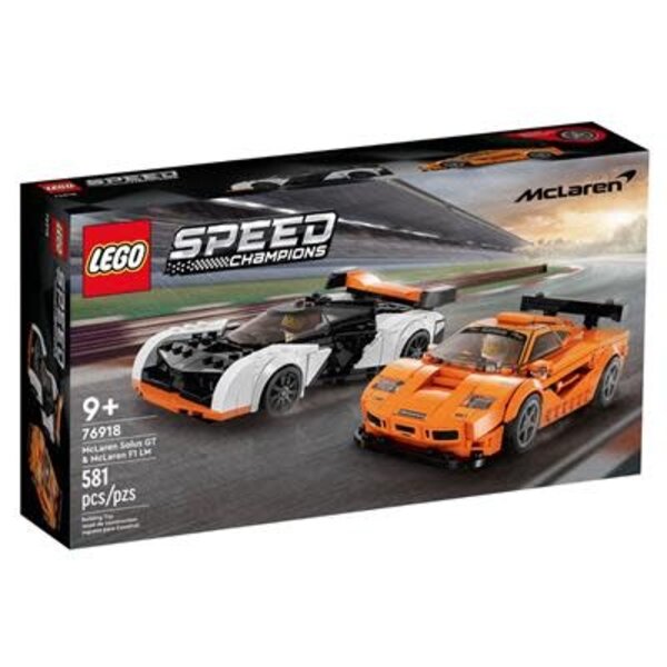 LEGO 76918 - Mclaren Solus en Mclaren F1 LM