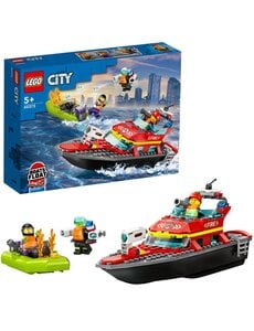 LEGO 60373 - Reddingsboot brandweer