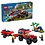 LEGO 60412 - Brandweer 4x4 terreinwagen met reddingsboot