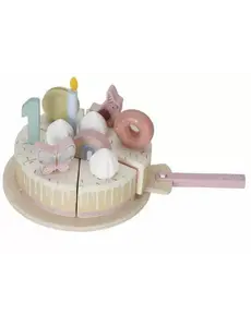 Little Dutch Verjaardagstaart roze