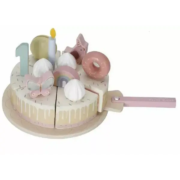 Little Dutch Verjaardagstaart roze