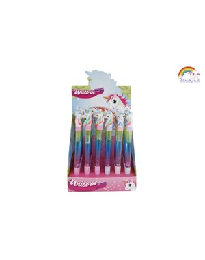  Unicorn Balpen met glitters