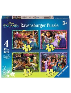 Ravensburger 4 in 1 puzzel, Disney Encanto, 12/16/20/24 stukjes