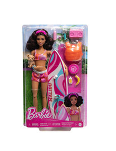 Mattel Barbie met surfboard assorti