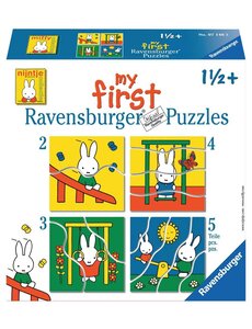 Ravensburger 4 in 1 Nijntje - Mijn eerste puzzel, 2,3,4,5 stukjes