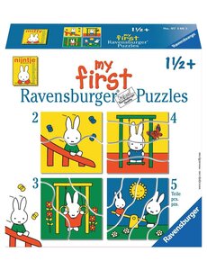 Ravensburger 4 in 1 puzzel Nijntje Mijn eerste puzzel - 2/3/4/5 stukjes