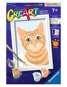 Ravensburger Schilderen op nummer - Orange Tabby