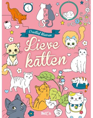 Ballon Kleurboek - Lieve katten