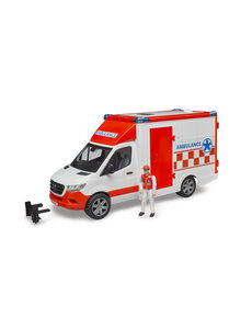 Bruder 2676 - Mercedes Benz Sprinter ambulance met chauffeur