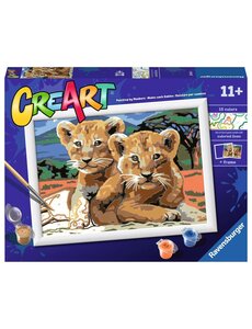 Ravensburger Schilderen op nummer - Little Lion Cubs