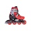 Skeeler Street Surfing Fizz rood/grijs - maat 31-34