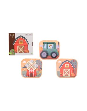Jouéco Boerderij puzzel assorti