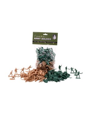 JohnToy Army Force 100 soldaatjes in zak