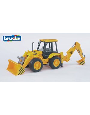 Bruder 2428 - JCB tractor met voor en achterlader