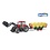 Bruder 3198 - Case IH Optum 300 CVX met voorlader en balentransporter
