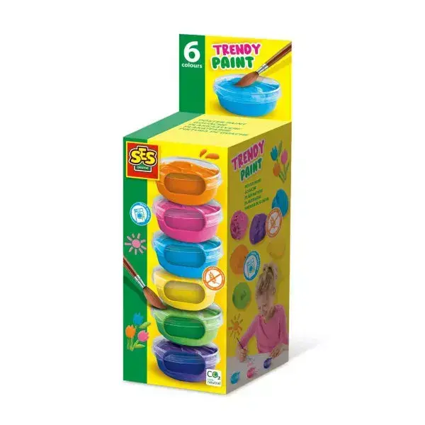 SES Plakkaatverf Trendy 6x45ml