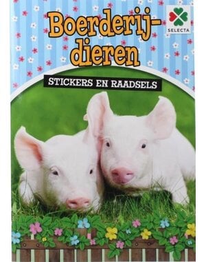 Selecta Boerderijdieren Stickers en Raadsels