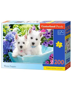 Castorland Westie puppies - 200 stukjes