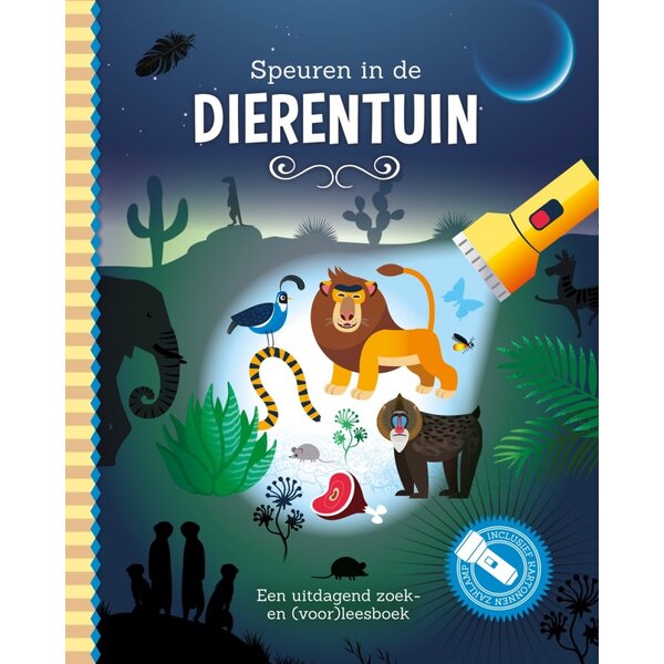 Lantaarn publishers Zaklampboek - Speuren in de dierentuin