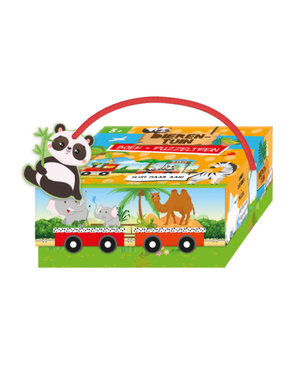Lantaarn publishers Puzzeltrein - Dierentuin