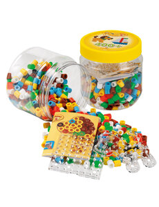Hama Maxi strijkkralen  - 400 stuks met 2 grondplaten