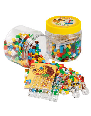 Hama Maxi strijkkralen  - 400 stuks met 2 grondplaten