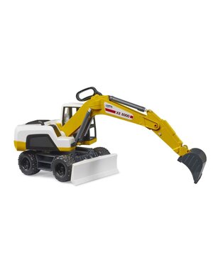 Bruder 3413 - Graafmachine geel/wit