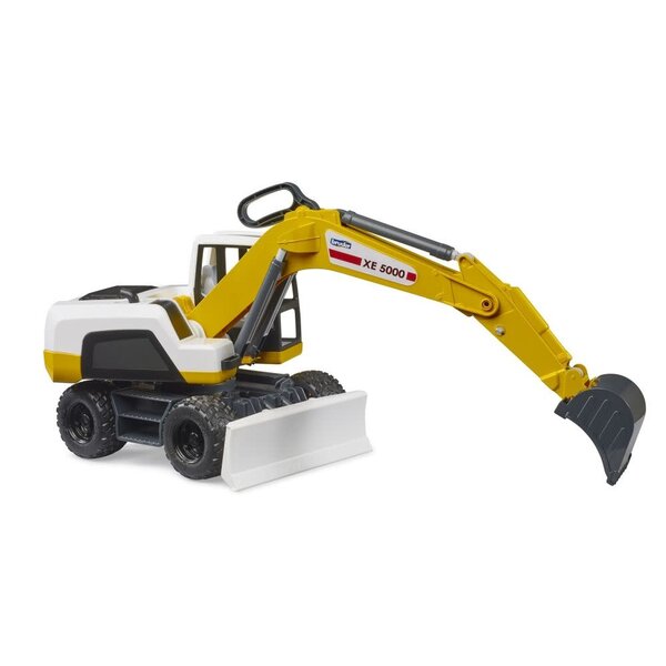 Bruder 3413 - Graafmachine geel/wit