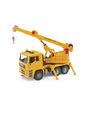 Bruder 2754 - MAN kraanauto geel