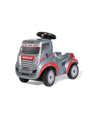 Rolly Toys 910027 - Looptruck Racing zilvergrijs