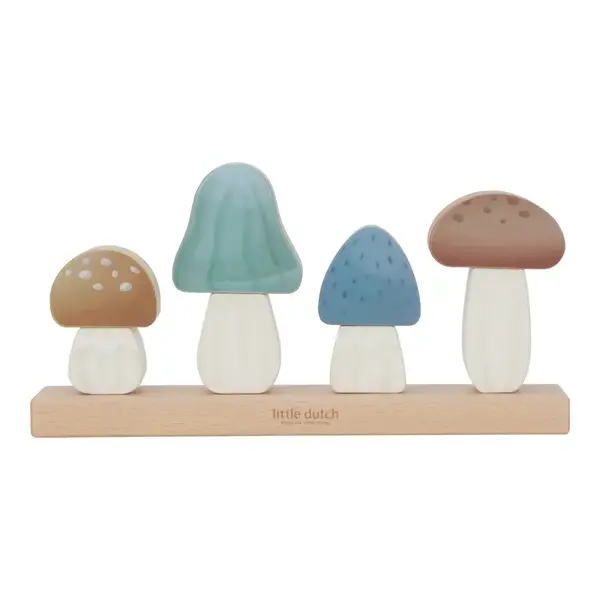 Little Dutch Stapelpuzzel paddestoelen Forest Friends