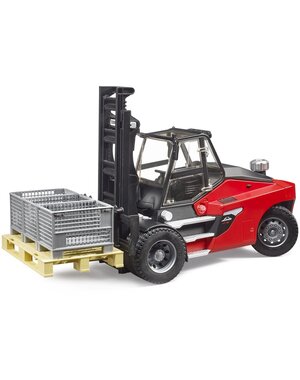 Bruder 2513 - Linde HT160 heftruck met toebehoren