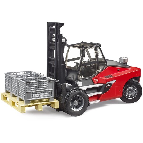 Bruder 2513 - Linde HT160 heftruck met toebehoren