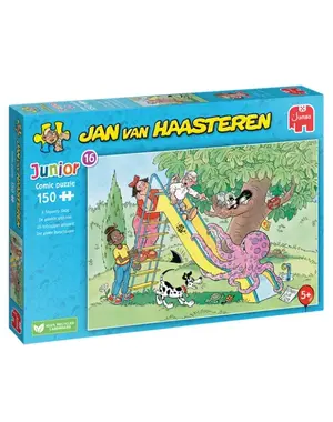 Jumbo Junior JVH 16 - Een glibberige glijbaan - 150 stukjes