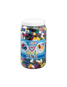 Hama Maxi strijkkralen pot - primaire kleuren 1400 st.