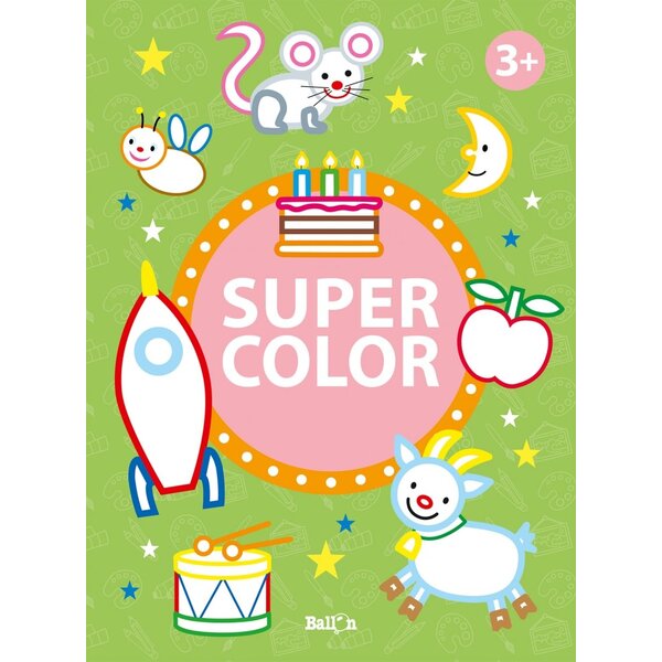 Ballon Kleurboek - Super Color vanaf 3 jaar