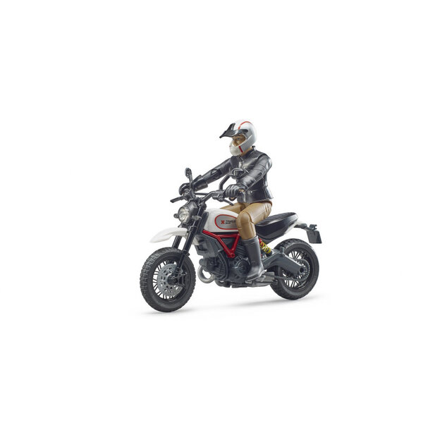 Bruder 63051 - Ducati Scrambler Sled en berijder