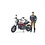 Bruder 63051 - Ducati Scrambler Sled en berijder