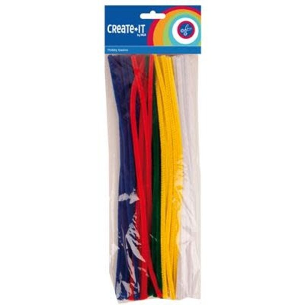 Create it Cenille draad 30 cm - 50 stuks basiskleuren