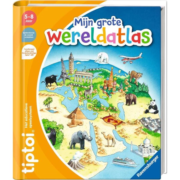 Ravensburger Tiptoi boek Mijn grote Wereldatlas