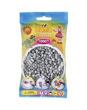 Hama Strijkkralen grijs - 1000 st.
