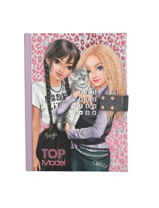 TopModel Dagboek met code en geluid REBEL KITTY